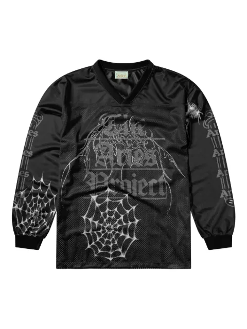 Aries spider-web graphic T-shirt