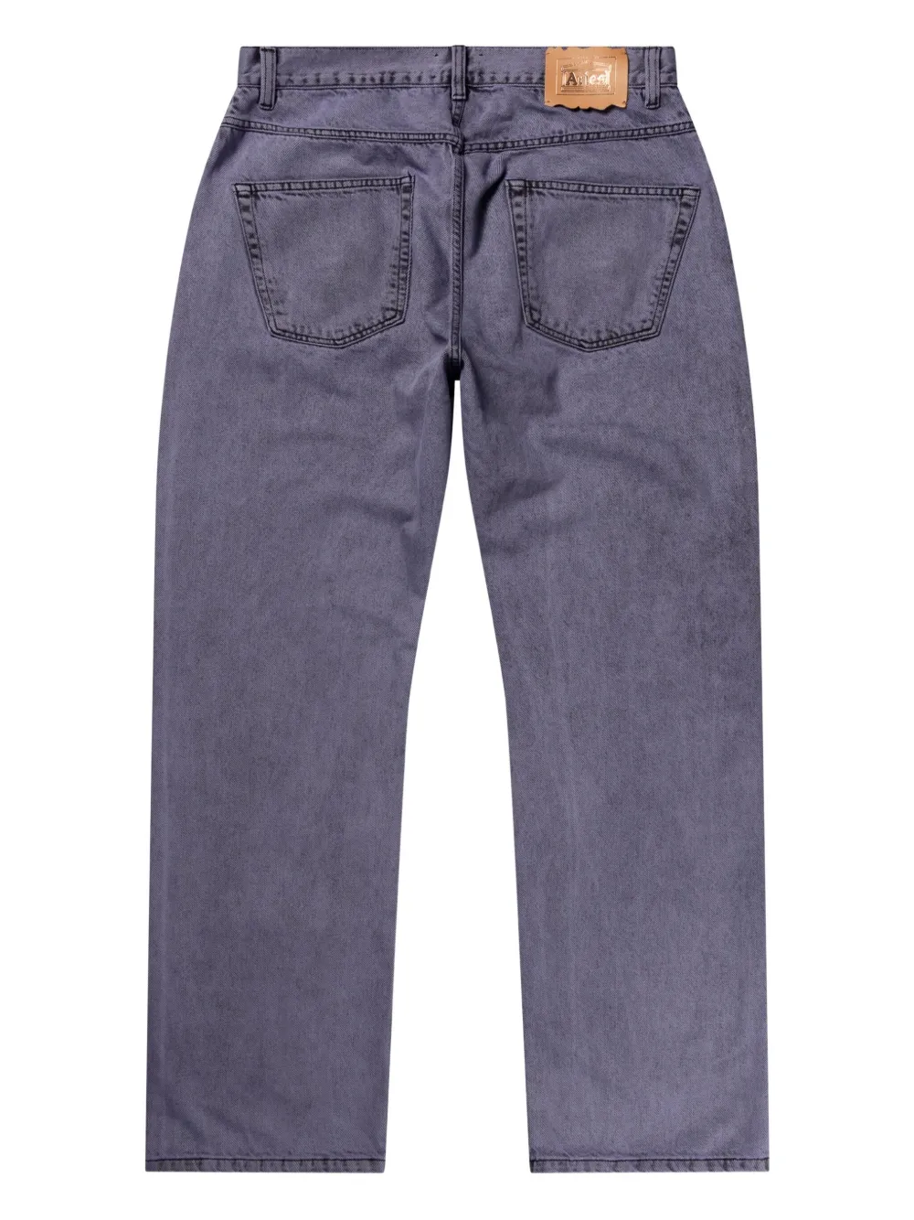 Aries Jeans met acid-wassing - Paars