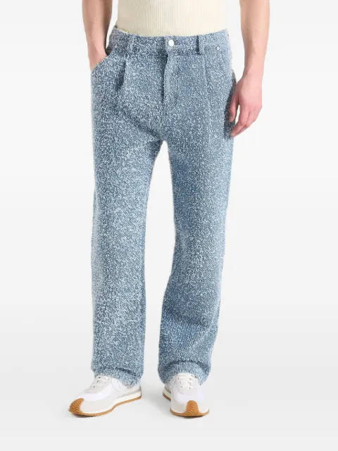 Manière De Voir Arnault pleated bouclé jeans