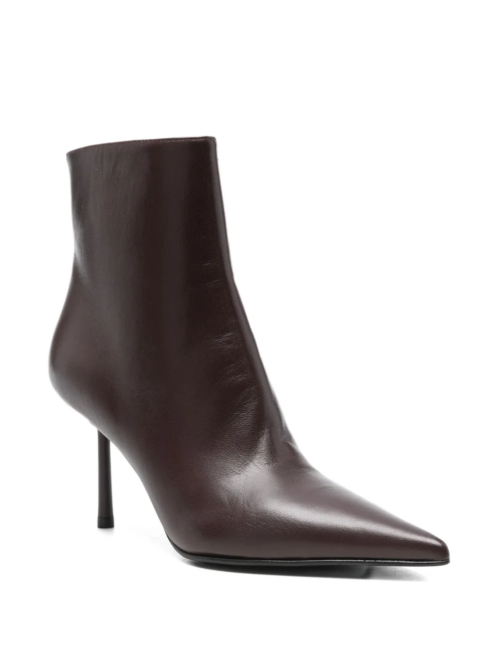 Le Silla 80 mm Bella stiletto laarzen met puntige neus Rood