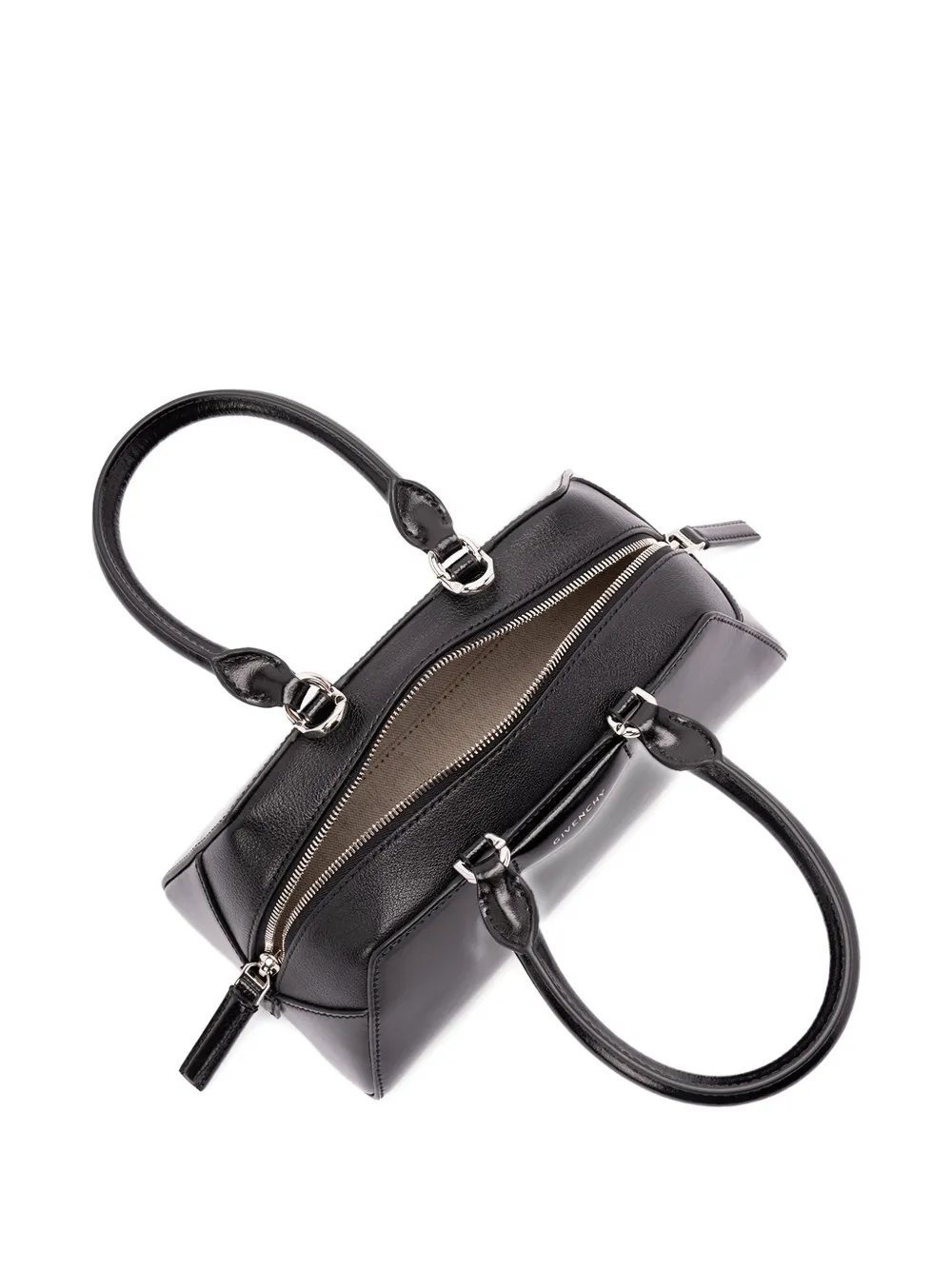 Givenchy mini Antigona East-West tote bag Zwart