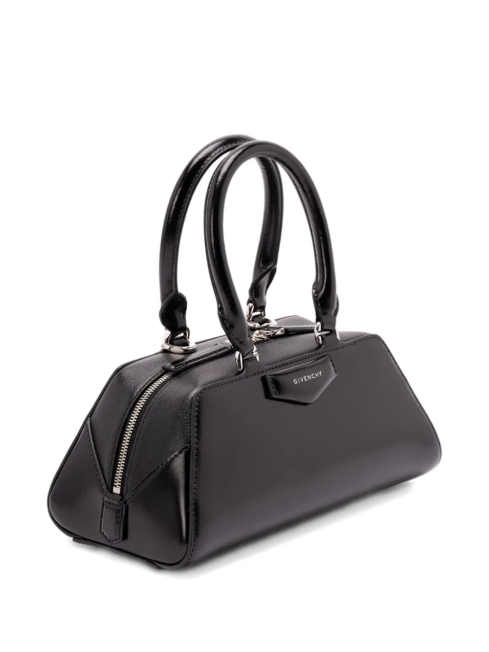 Givenchy mini Antigona East-West tote bag Zwart