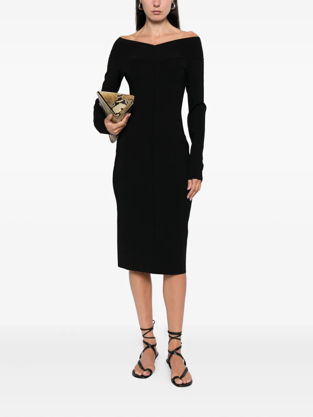 Stella McCartney off-shoulder midi dress | Day Dresses | Image 2