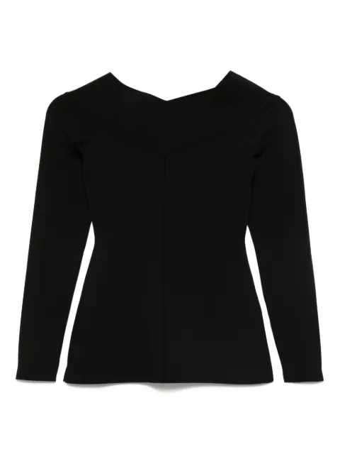 Stella McCartney boat-neck long-sleeve top