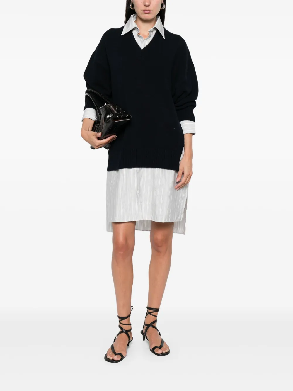 Stella McCartney crew-neck sweater shirt midi dress | Day Dresses | Image 2
