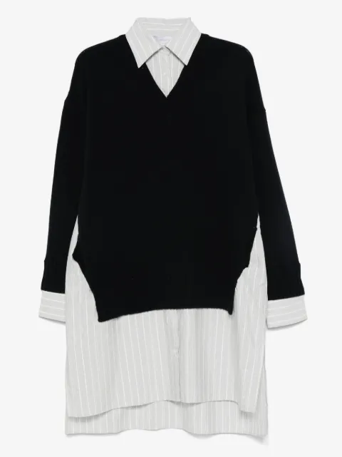 Stella McCartney クルーネック セーター シャツミディドレス