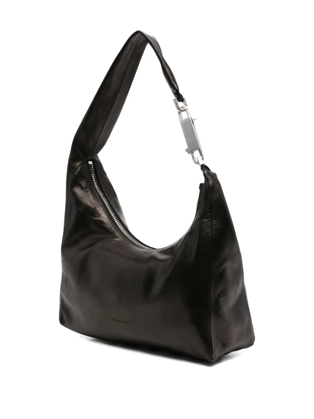 Rick Owens Leren schoudertas Zwart