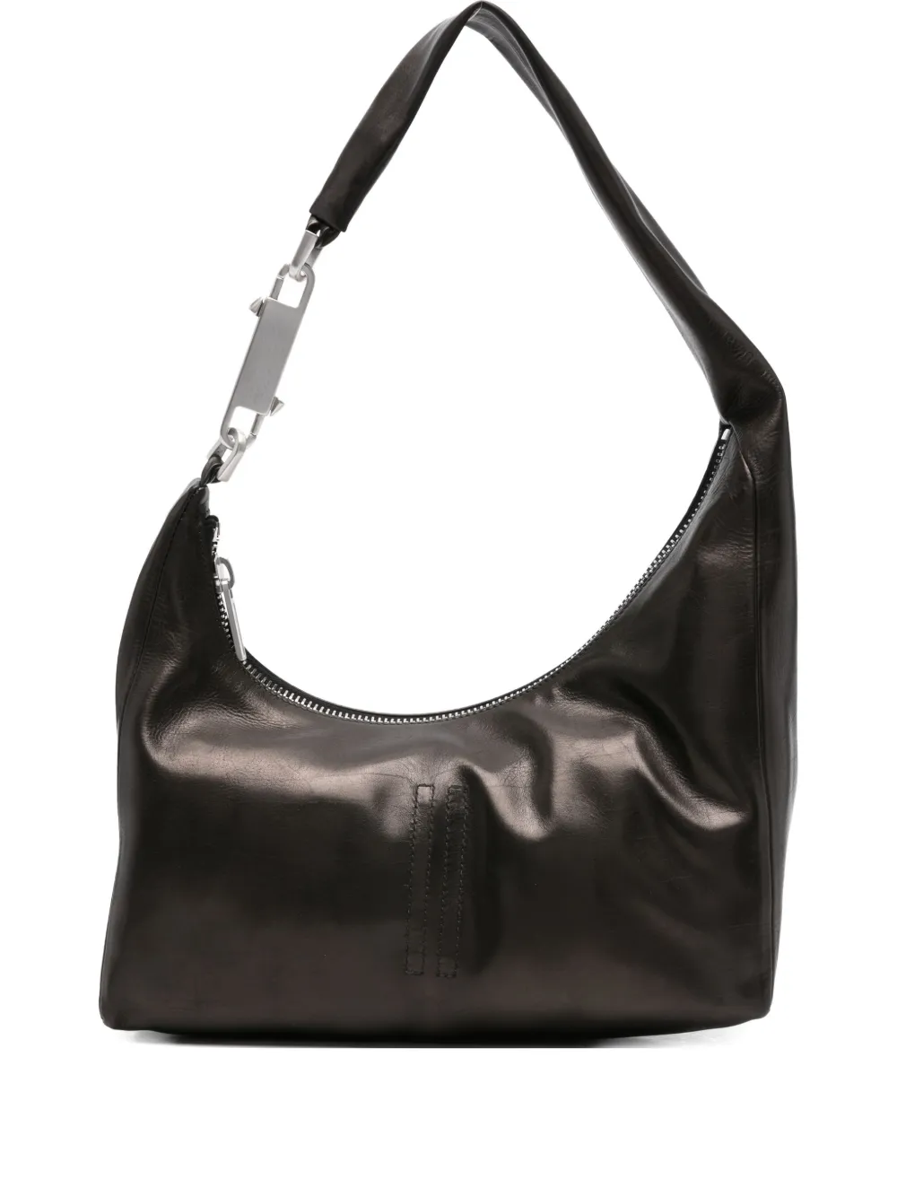 Rick Owens leather zip shoulder bag | Black | Image 1
