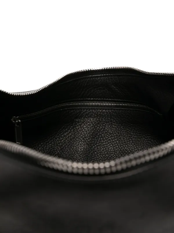 【関税＆送料込み】Rick Owens Black Leather Gemini Shoulder Black Gemini Bag by Rick Owens on Sale