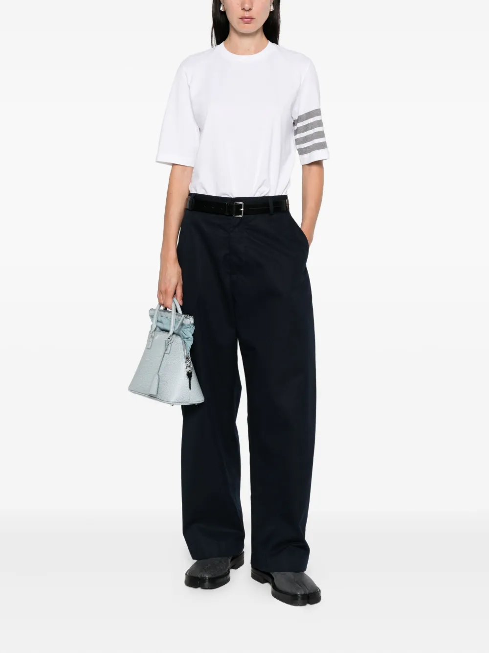 Thom Browne Katoenen T-shirt Wit