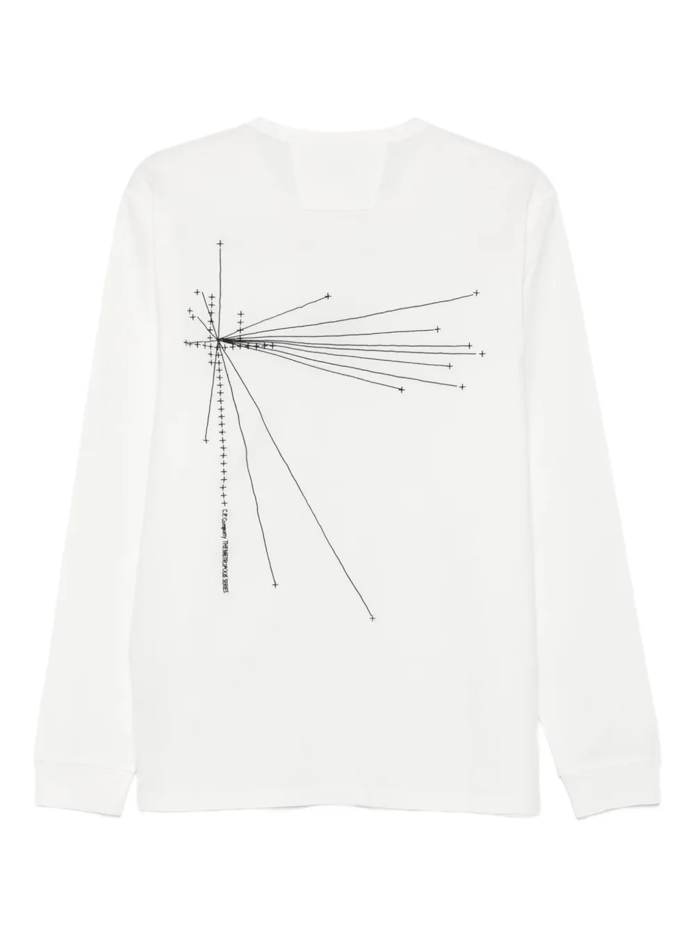 C.P. Company T-shirt met logoprint Wit
