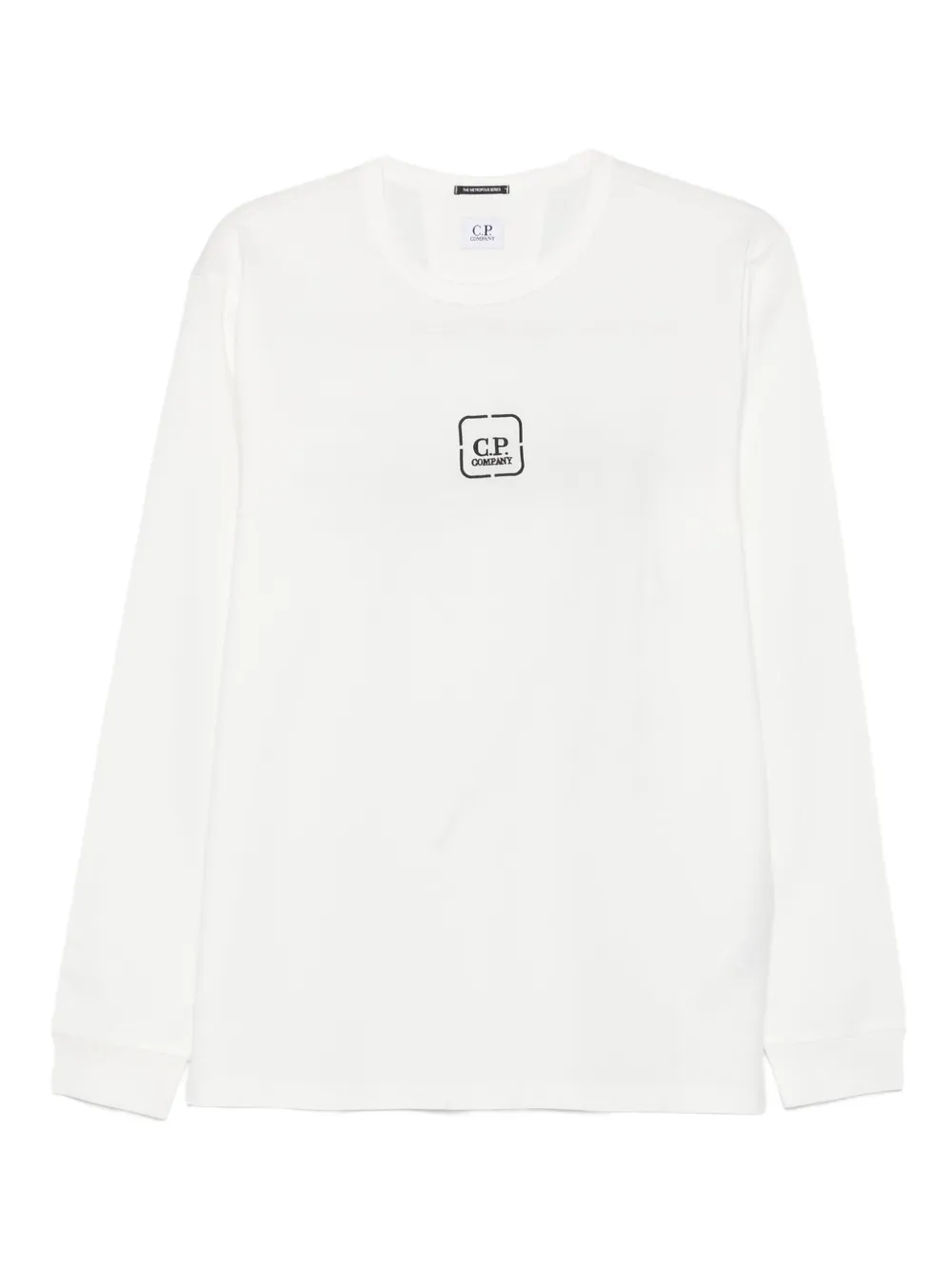 C.P. Company T-shirt met logoprint Wit