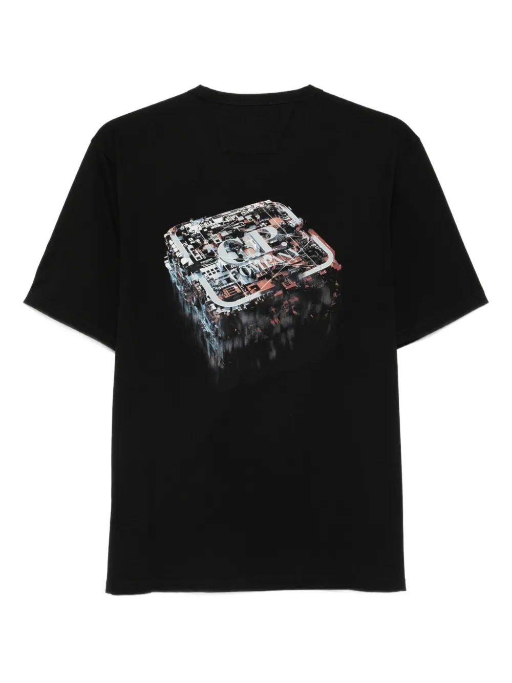 C.P. Company T-shirt met logo Zwart