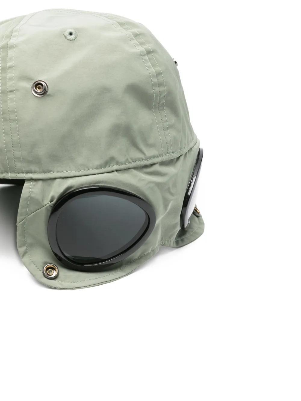 C.P. Company Honkbalpet met Goggle-detail - Groen