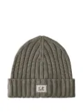 C.P. Company ribbed-wool beanie hat - Grey