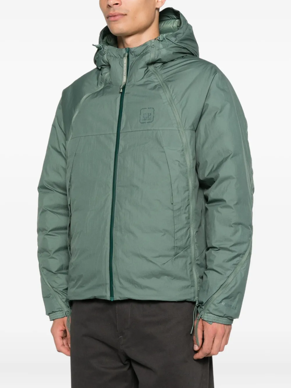 C.P. Company Jack met capuchon en trekkoord Groen