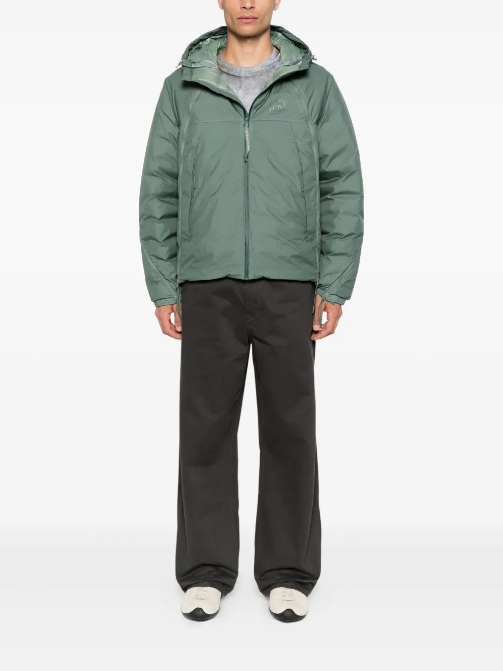 C.P. Company Jack met capuchon en trekkoord Groen