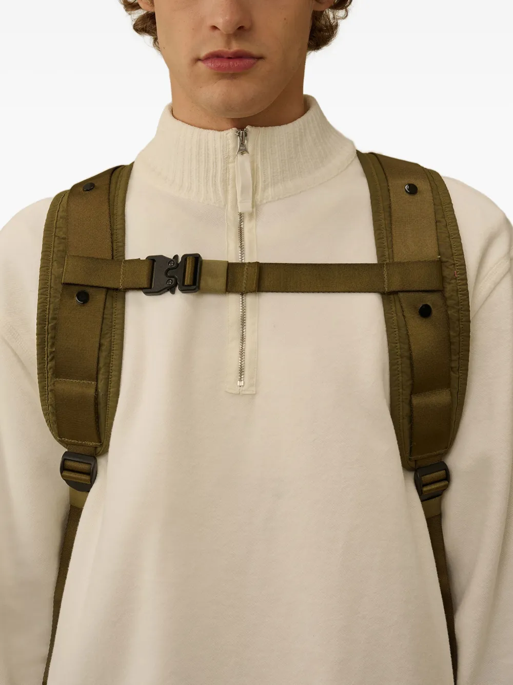 C.P. Company Rugzak met rits Groen