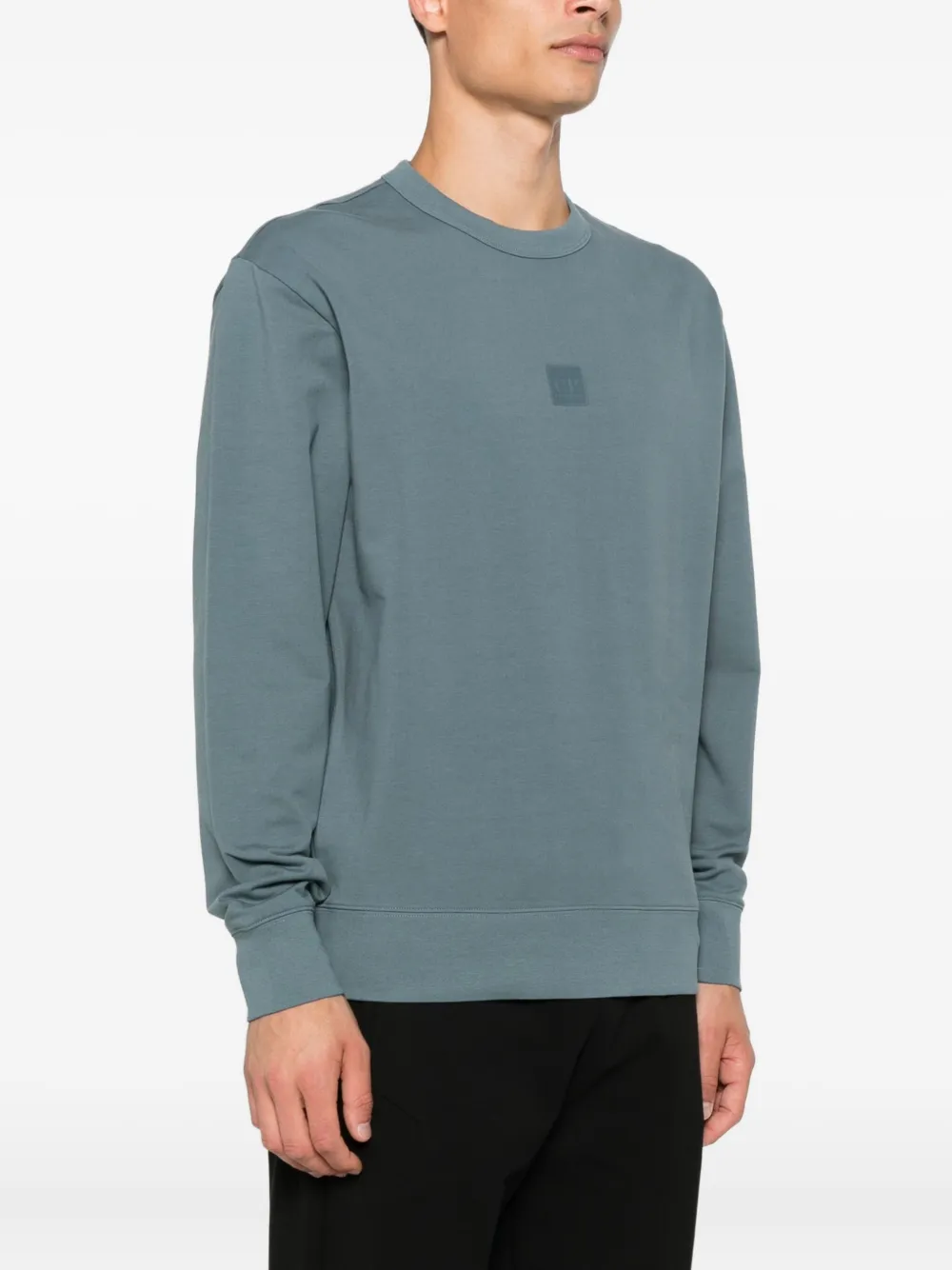 C.P. Company Sweater met logodetail Blauw