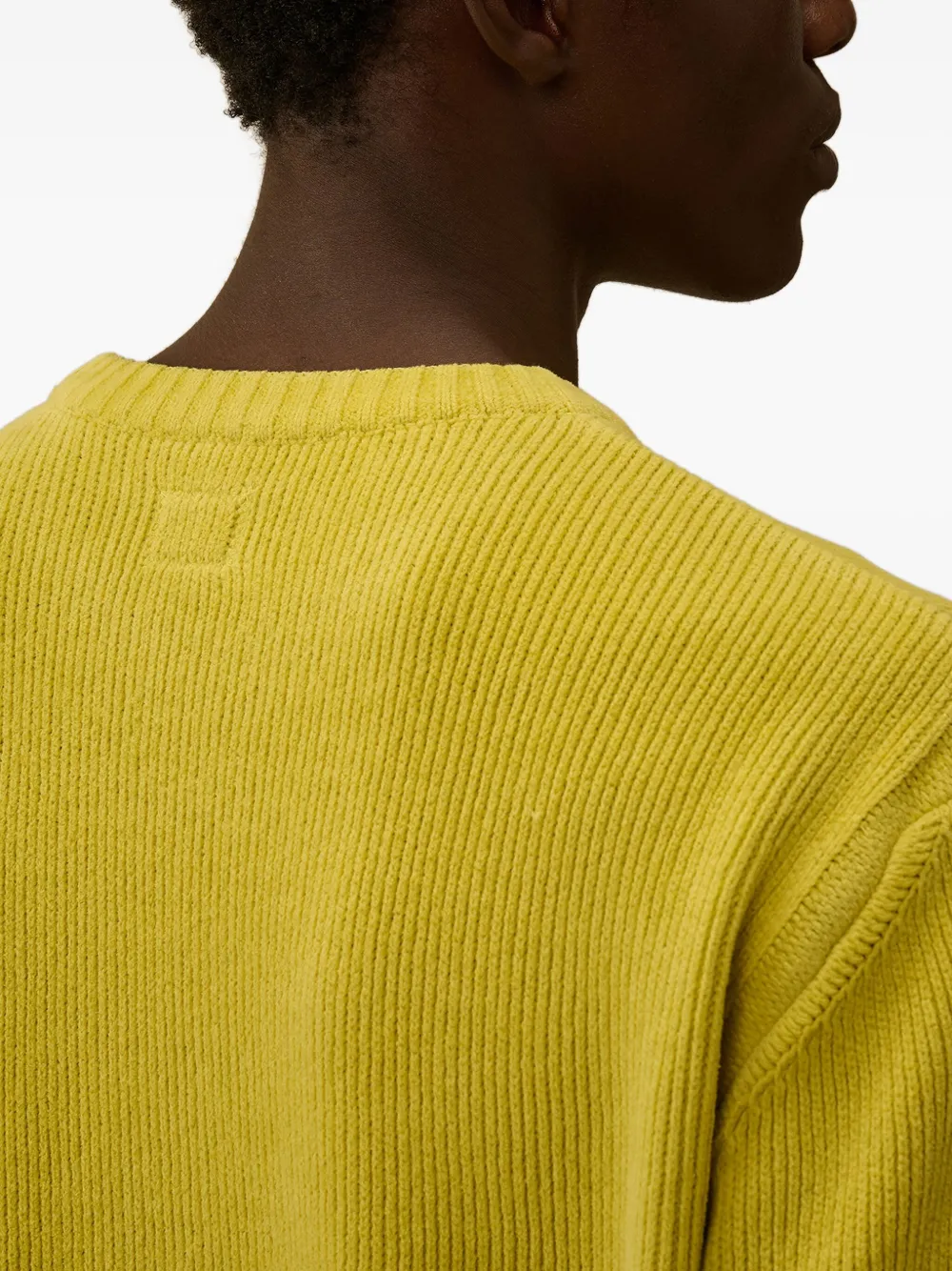 C.p. Company Lens-detail Cotton Sweater In Animal Print