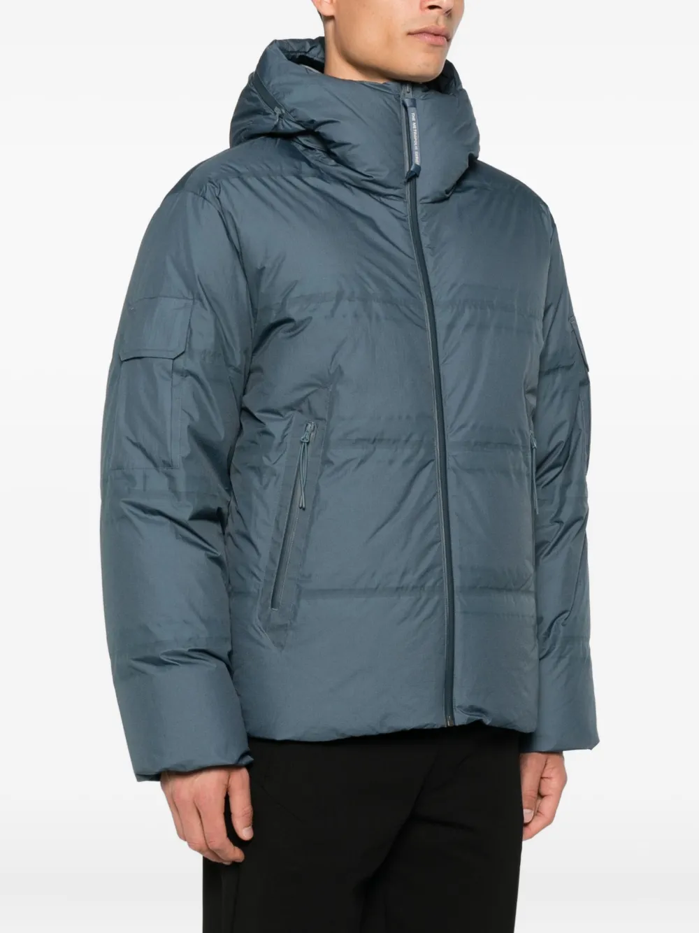 C.P. Company Gewatteerd jack met capuchon Blauw