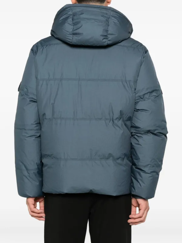 C.P. Company フーデッド パデッドジャケット | ブルー | FARFETCH JP