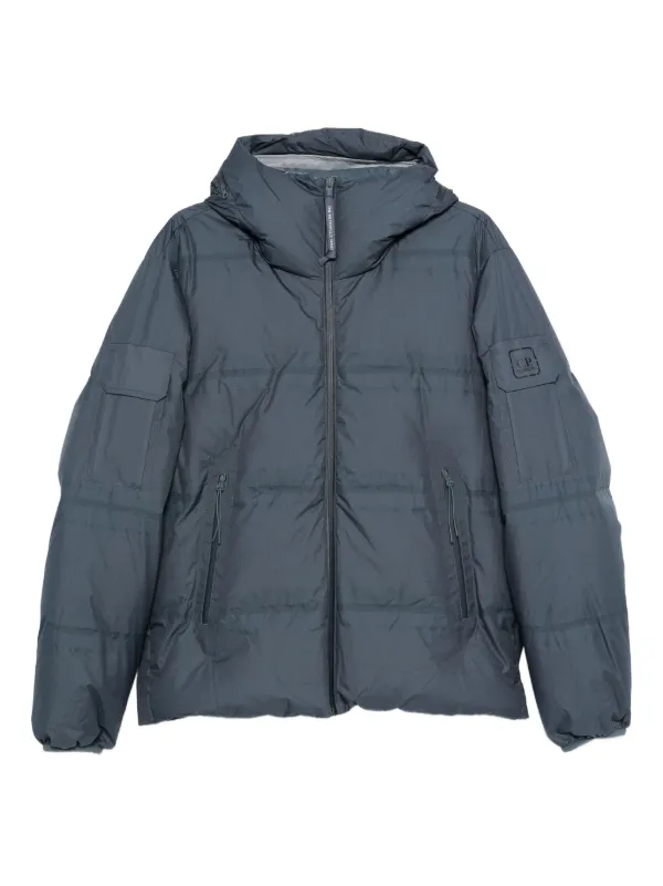 C.P. Company フーデッド パデッドジャケット | ブルー | FARFETCH JP