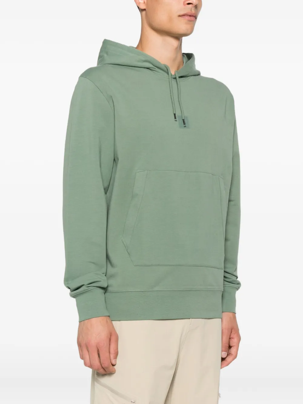C.P. Company Sweater met capuchon en zakdetail Groen