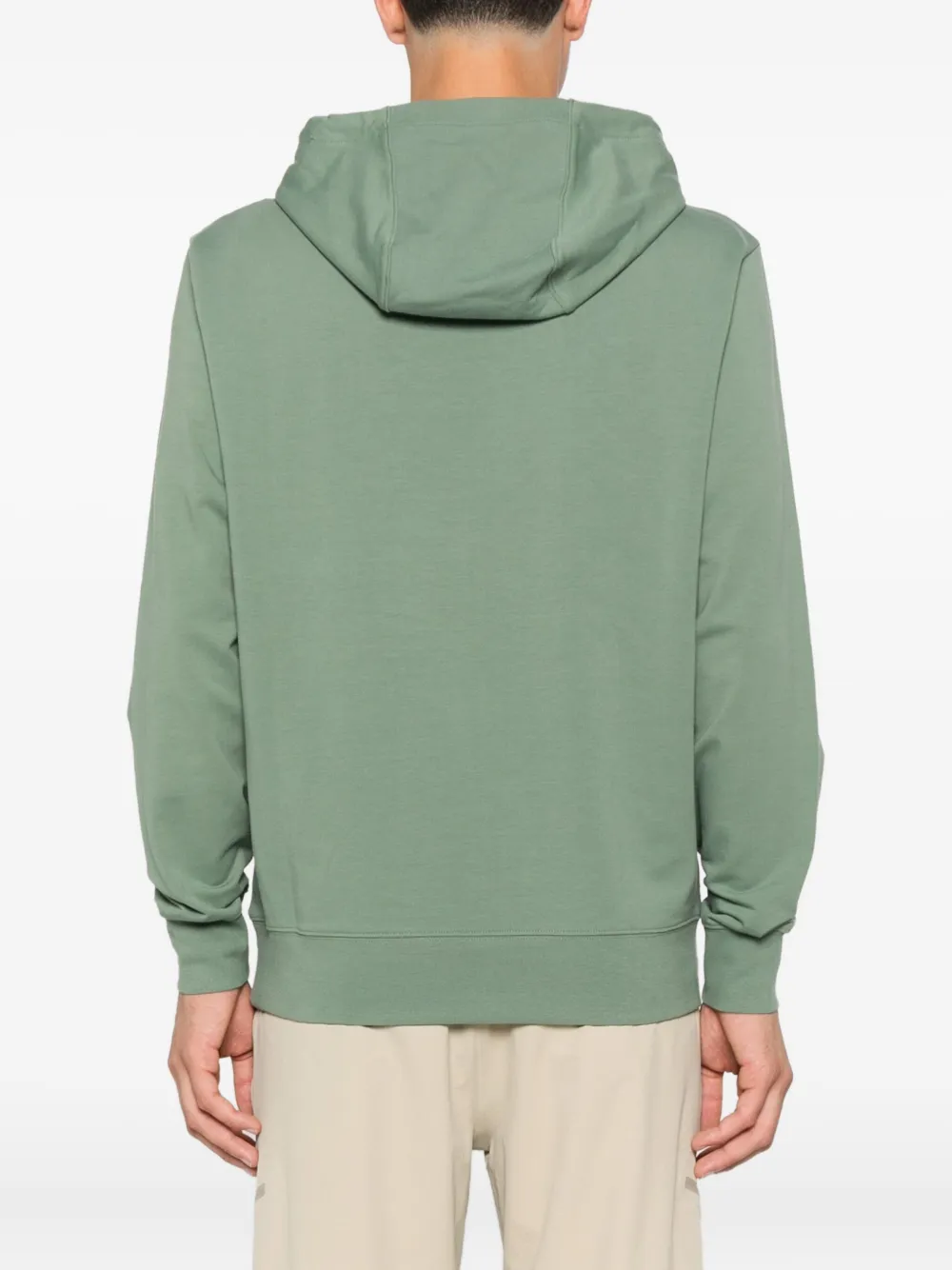 C.P. Company Sweater met capuchon en zakdetail Groen