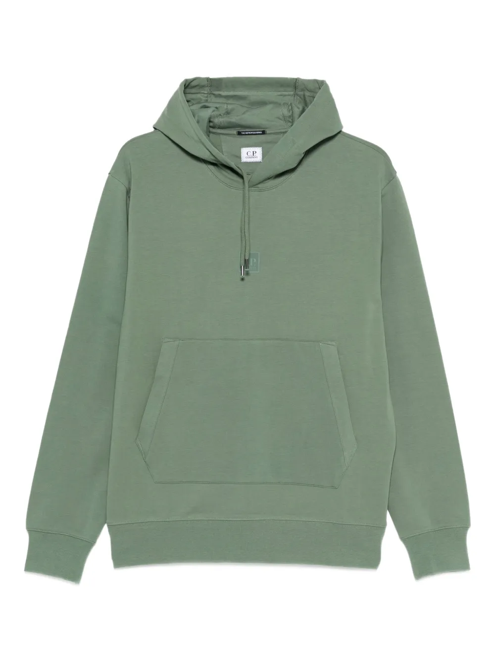 C.P. Company Sweater met capuchon en zakdetail Groen