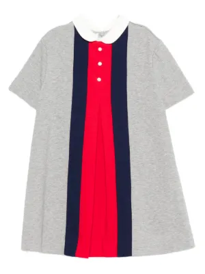 Gucci Kids ストライプ ワンピース | レッド | FARFETCH JP