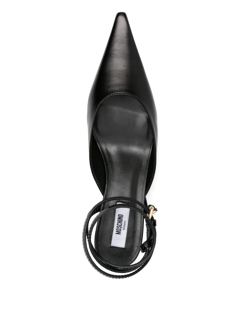 Moschino 40mm pointed-toe pumps Black
