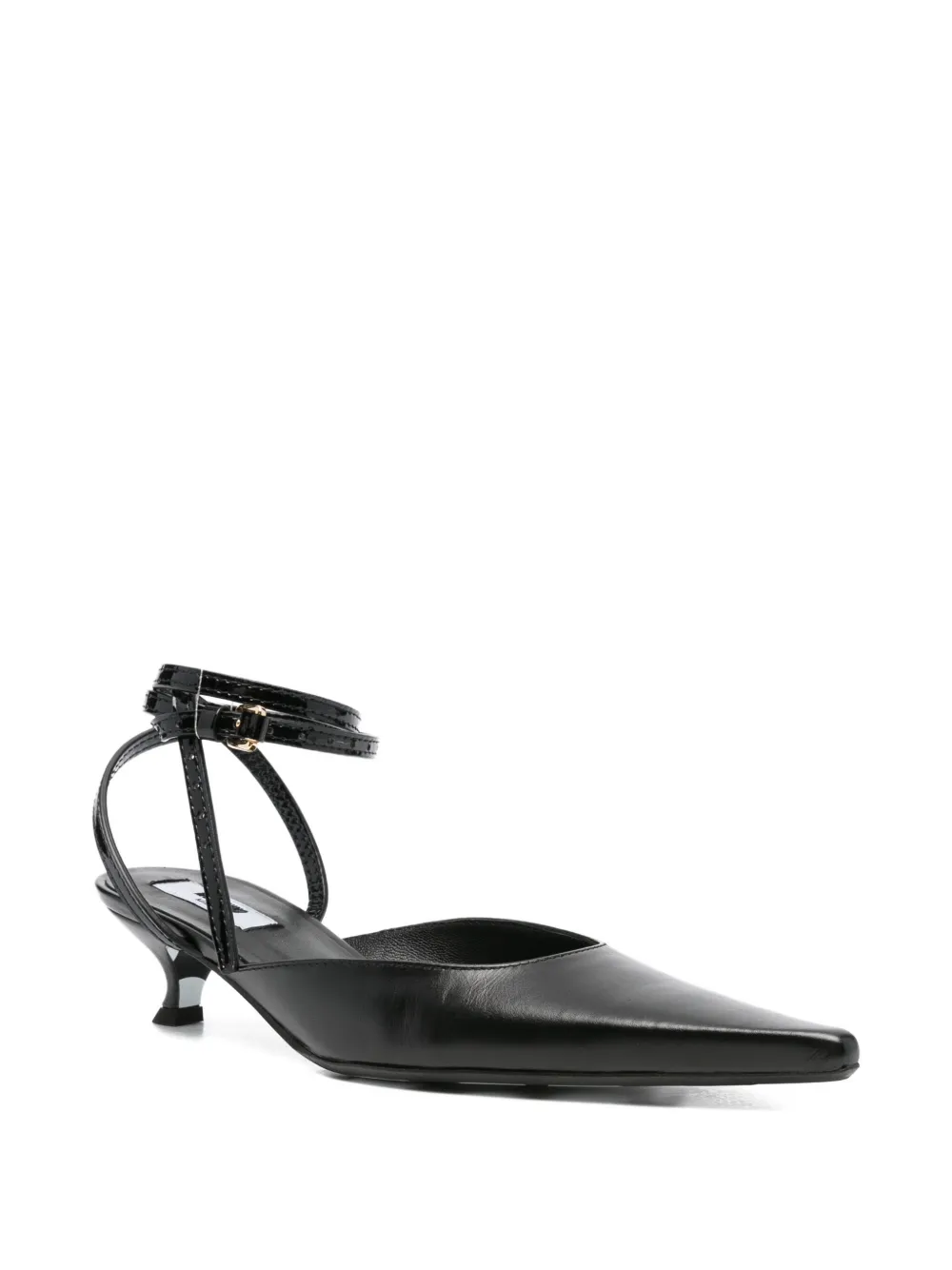Moschino 40mm pointed-toe pumps Black