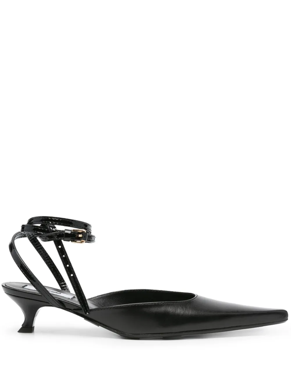 Moschino 40mm pointed-toe pumps Black