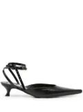 Moschino 40mm pointed-toe pumps - Black