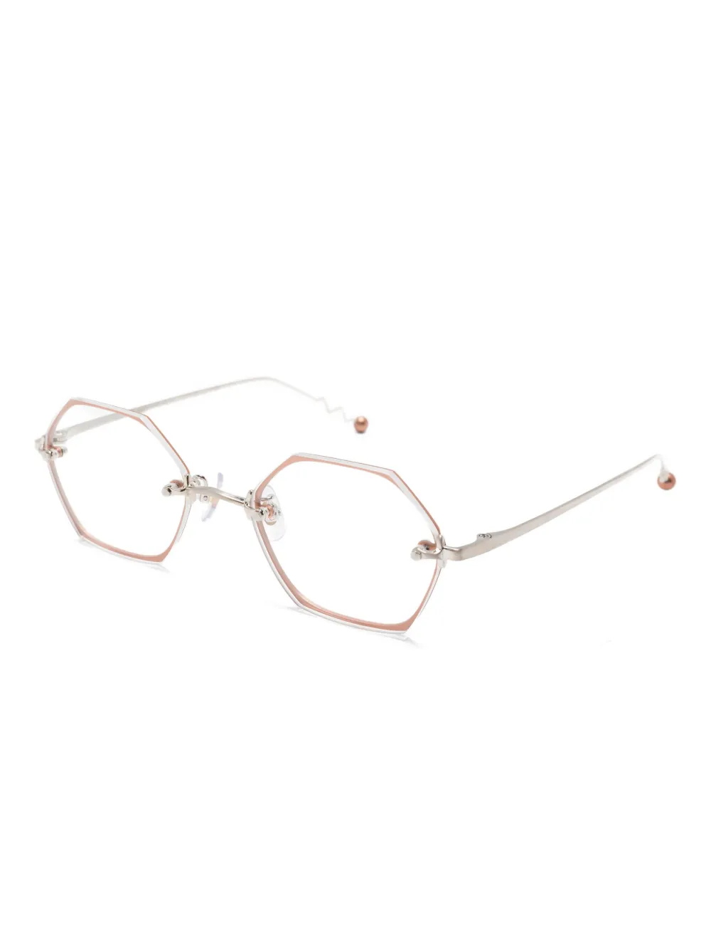 Megane and Me Geo geometric-frame glasses | Men | Image 2