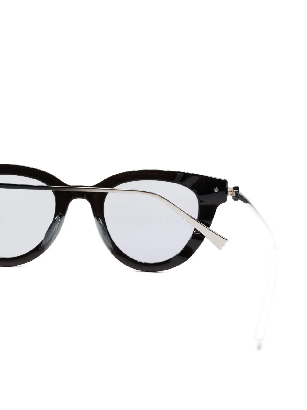 Megane and Me Tess cat-eye sunglasses Zwart