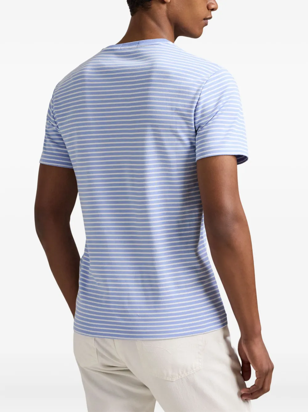Polo Ralph Lauren Gestreept T-shirt Blauw