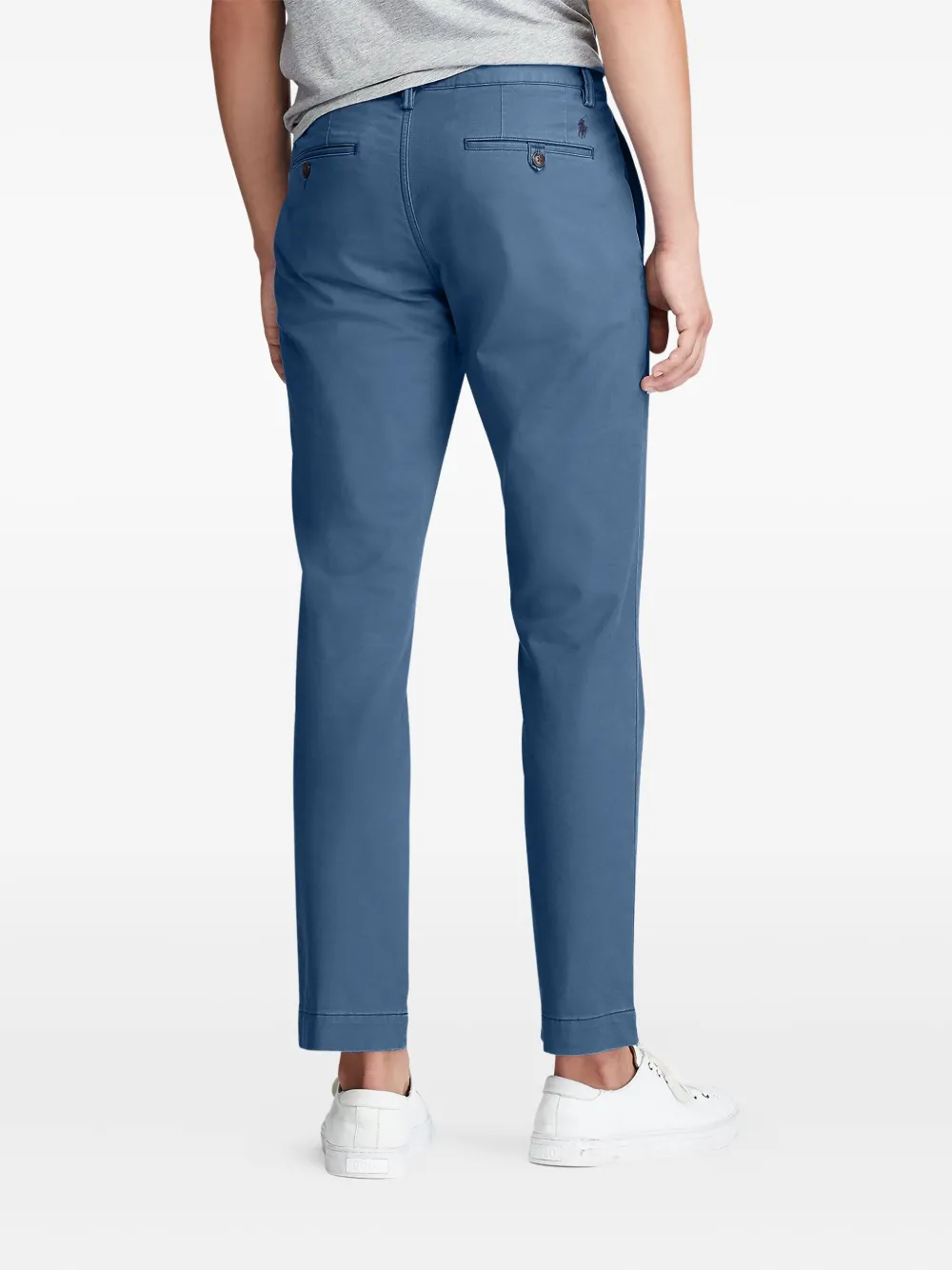 Polo Ralph Lauren Chino met Polo Pony-borduurwerk Blauw