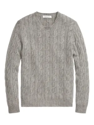Ralph Lauren Purple Label ケーブルニット カシミアセーター | グレー