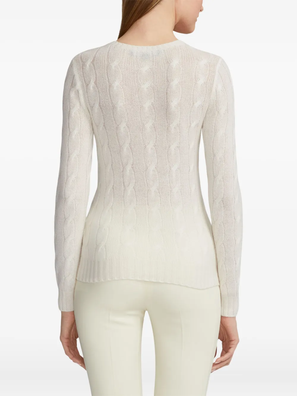 Ralph Lauren Collection Kabelgebreide trui Wit