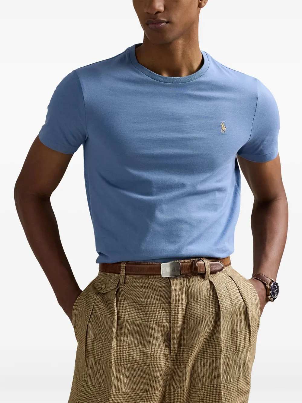 Polo Ralph Lauren T-shirt met borduurwerk Blauw