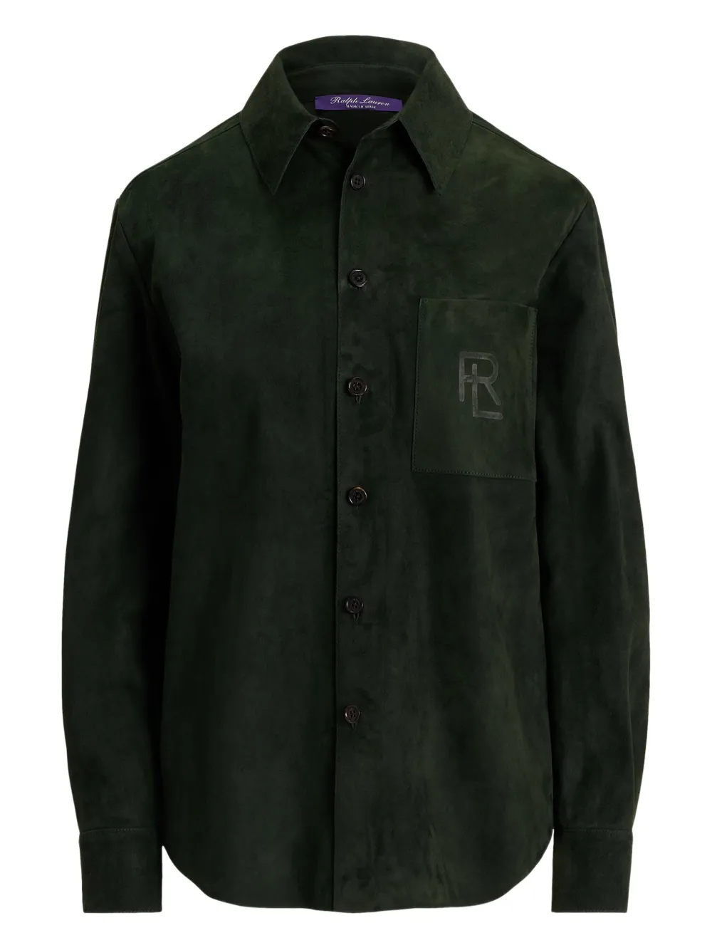 Ralph Lauren Collection Blouse met logo Groen