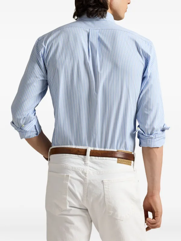Polo Ralph Lauren Striped long-sleeve Shirt | Blue | FARFETCH