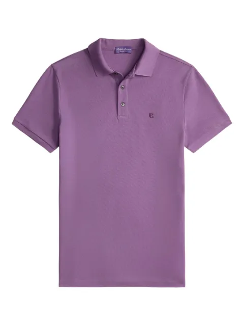 Ralph Lauren Purple Label playera tipo polo con logo bordado