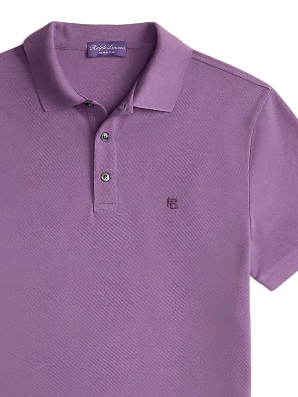 Ralph Lauren Purple Label logo-embroidered Polo Shirt | Purple