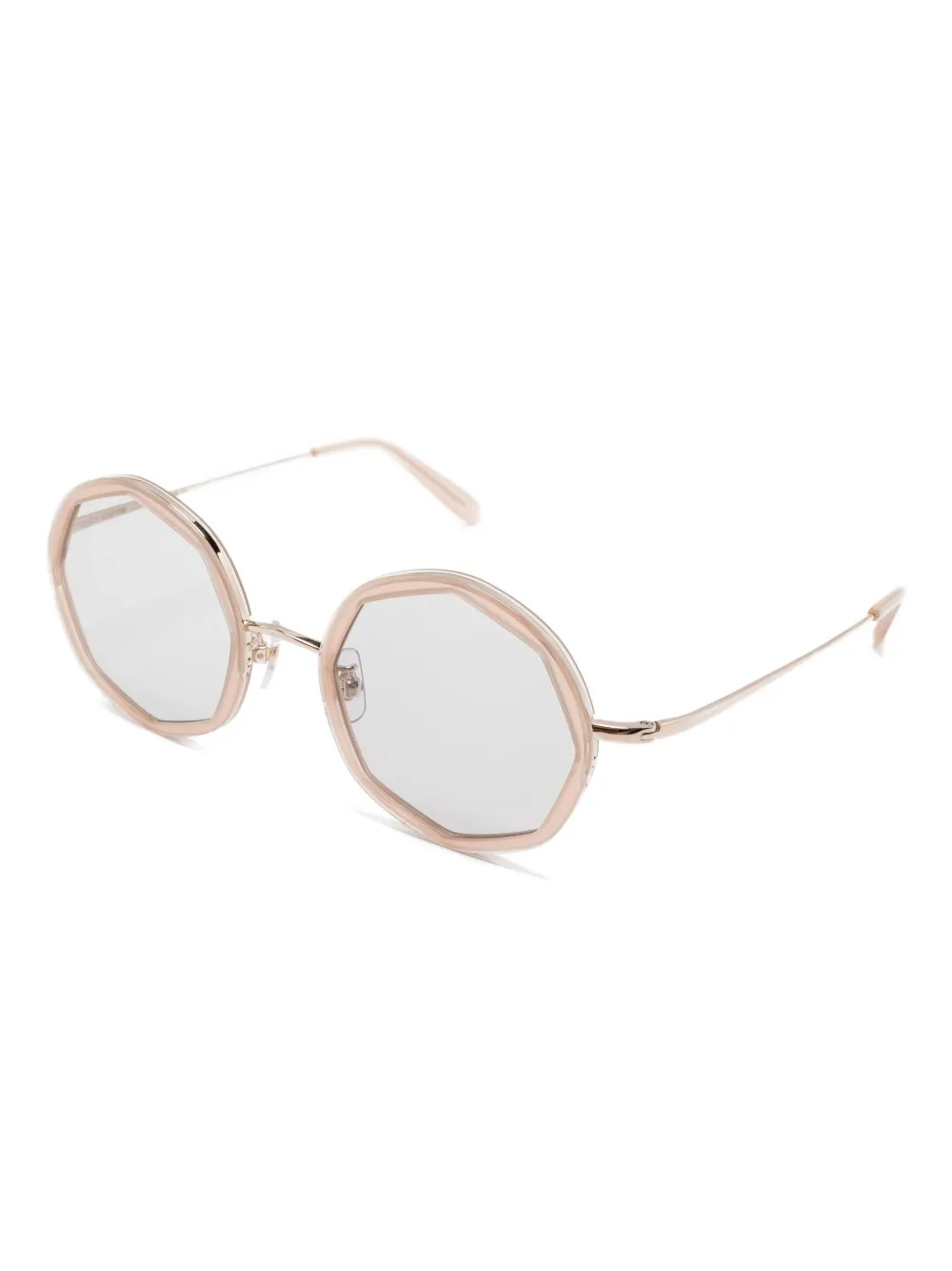 Megane and Me geometric-frame sunglasses Goud