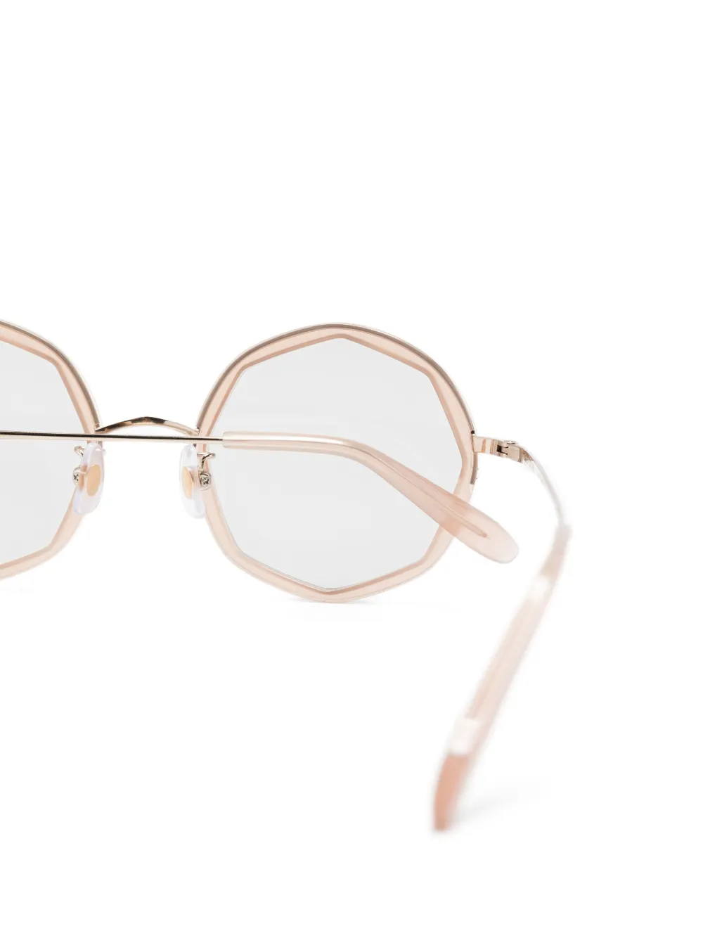 Megane and Me geometric-frame sunglasses Goud