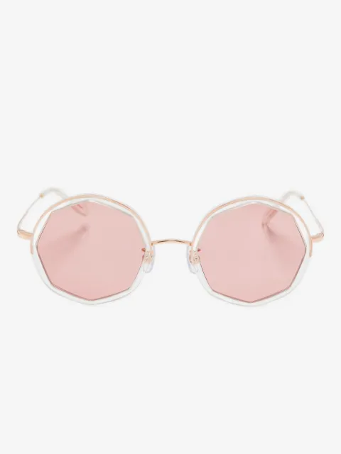 Megane and Me Edie geometric-frame sunglasses