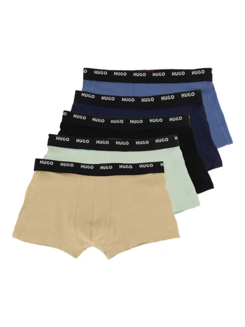 HUGO logo-waistband boxers (pack of five)